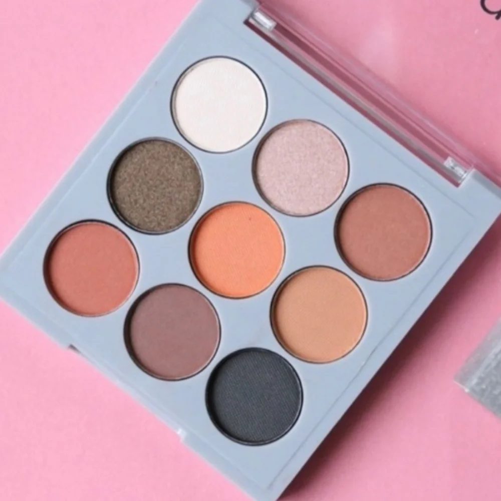 NIB Bang Beauty Warm Neutral Eyeshadow Palette 9 Colors